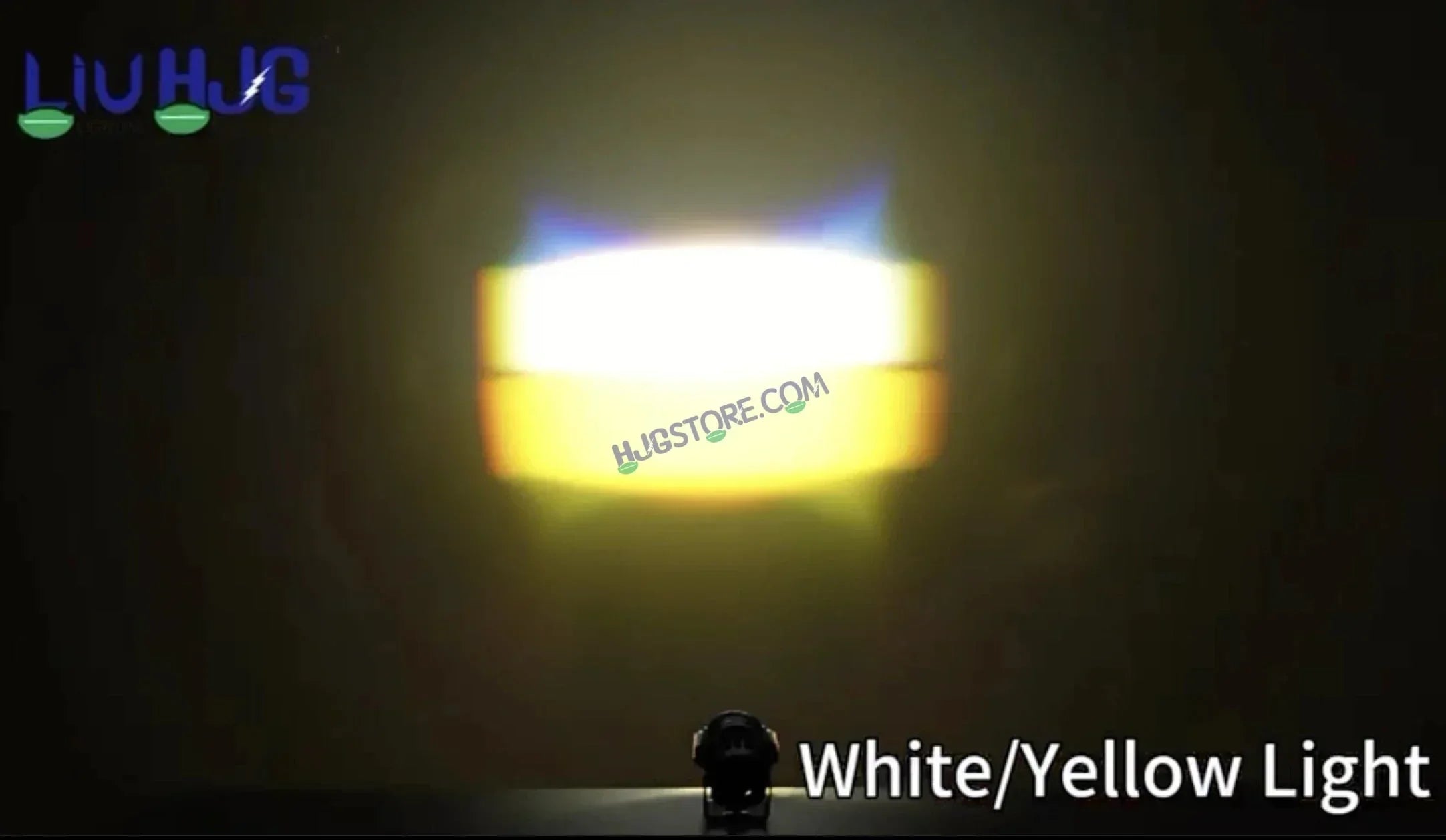 HJG S-82 Foglight Projector Lens Foglight 80W with Hazard Indicator Projector Lens Fog Light 80W Foglight Ultra Wide Dual Intensity LED Fog Lights White/Yellow Universal For All Cars & Bikes with Hazard Indicator LIU HJG S-82 Foglight with Red Amber DRL - Biker.Store - www.biker.store