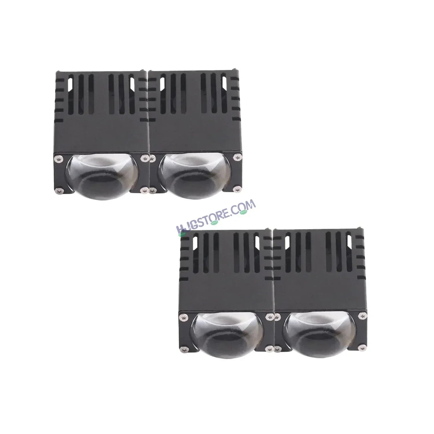 HJG Original Waymaker 2 LED New Model Slim Drive Dual Colour Fog Light Mini Drive Light Version 4 With Red Devil Eye And Wiring With Canbus For All Cars and Motorcycles (2Pcs) HJG Waymaker Foglight HJG New Model 2 LED - Biker.Store - www.biker.store