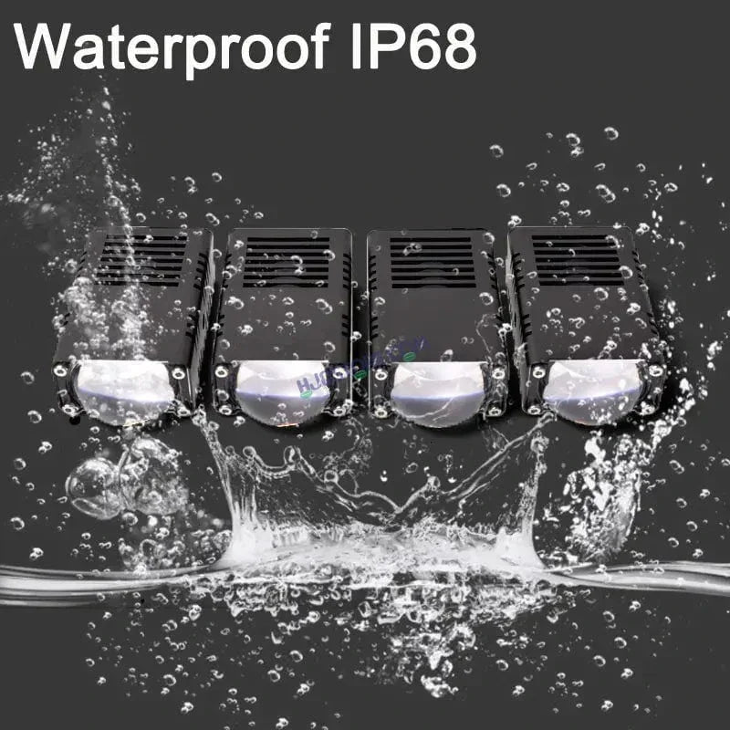 HJG LIU HJG Original Waymaker 8 LED New Model Slim Drive Grille Fitting Dual Colour Fog Light Mini Drive Light Version 4 And Wiring With Canbus For All Cars and Motorcycles (8Pcs) HJG Waymaker Foglight HJG New Model 8 LED with Canbus Wiring Harness Kit - Biker.Store - www.biker.store