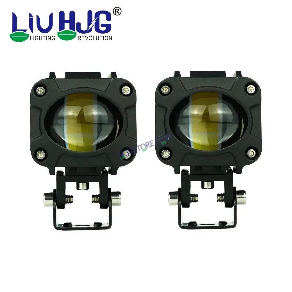 HJG M1 120W Foglight Foglamp HJG Car Accessories Led Headlights Mini Driving Lights Led Fog Lights For Motorcycle Lights, Set of 2 - Biker.Store - www.biker.store