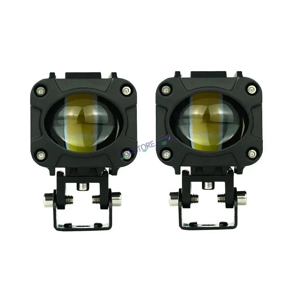 HJG M1 120W Foglight Foglamp HJG Car Accessories Led Headlights Mini Driving Lights Led Fog Lights For Motorcycle Lights, Set of 2 - Biker.Store - www.biker.store