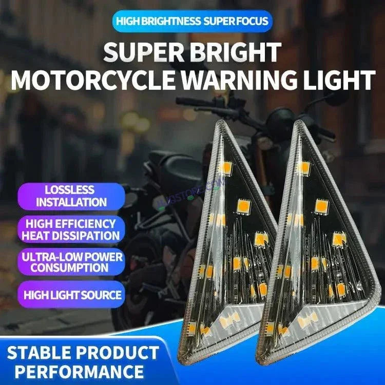 HJG R15 Indicator Waterproof Flexible Blinker Bright LED Indicators Universal For All Bike Models Motorcycle Turn Signal Lights HJG Indicator with DRL R15 Indicator - Biker.Store - www.biker.store