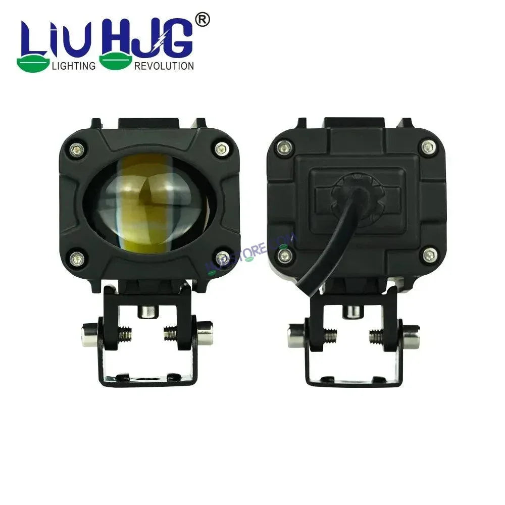 HJG M1 120W Foglight Foglamp HJG Car Accessories Led Headlights Mini Driving Lights Led Fog Lights For Motorcycle Lights, Set of 2 - Biker.Store - www.biker.store
