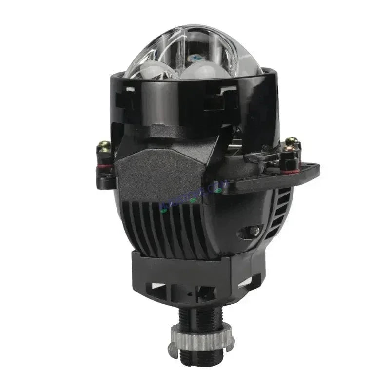 HJG 3 Inch Bi LED Car Projector 140W H8/H9/H11/H16 Foglight with Laser Spot and Wide Spread Red DRL/White/Yellow/Warm White Light 140W Foglight Ultra Wide Dual Intensity LED Driving Fog Lights 3000K/4300K/6500K Universal For All Cars & Bikes H8/H9/H11/H16 - Biker.Store - www.biker.store