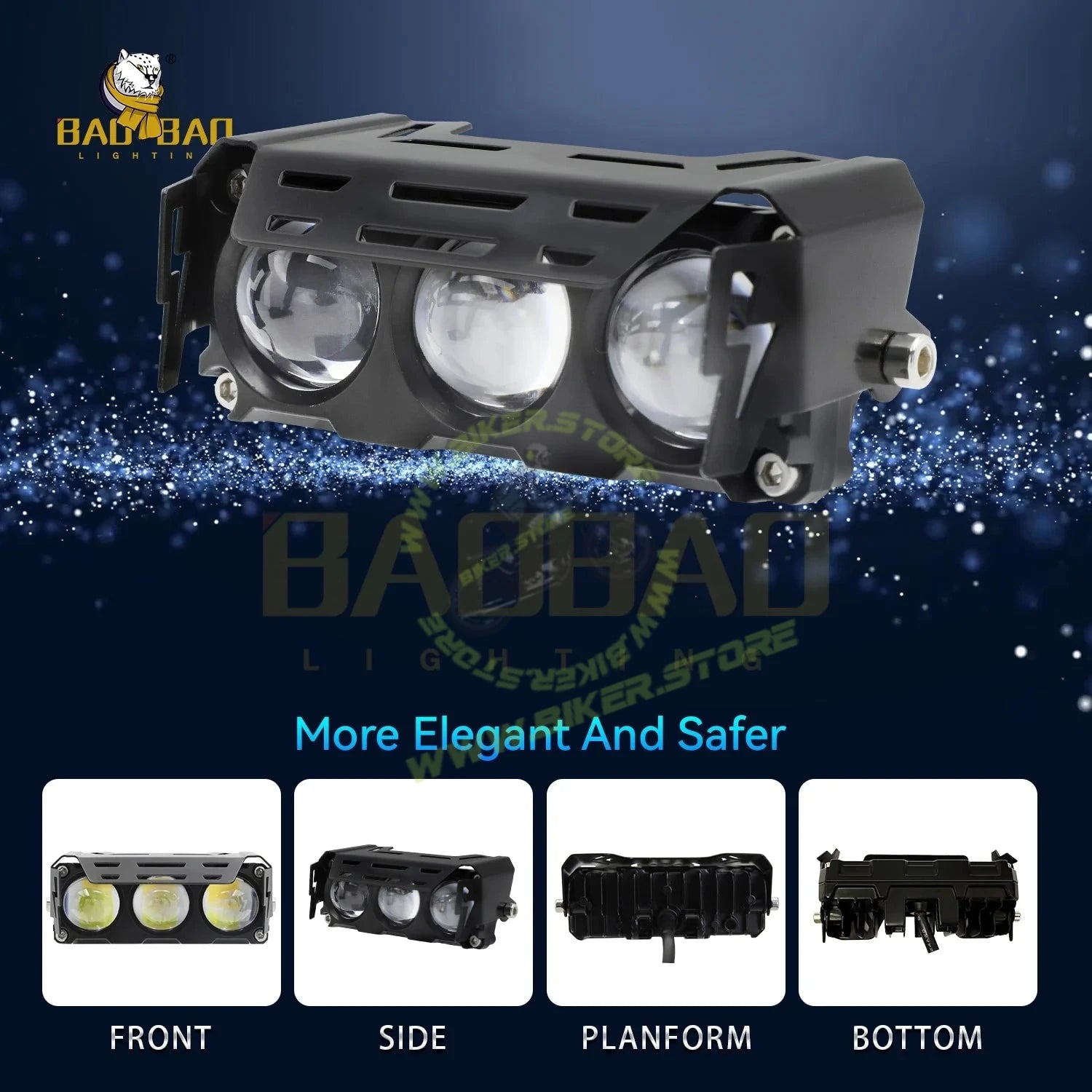 3 4 5 6 Lens Aluminum Mini Driving Systems