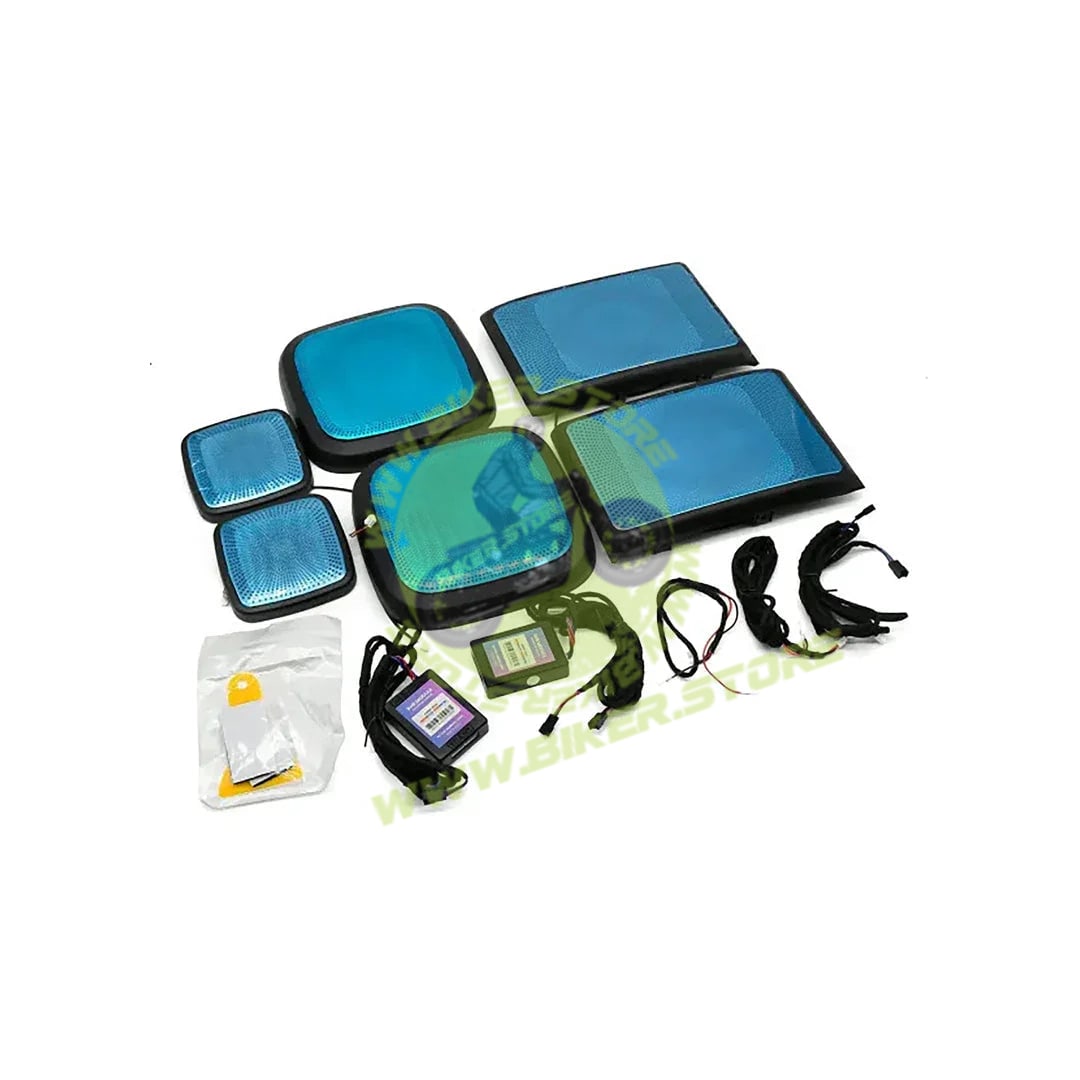 Cardi Ambient Smart LED, Ambient Light Speaker Grill Kit for Interior Car Lighting, Atmosphere Lamp K3/K4 Plus 7th Gen, 6-in-1, For THAR proper fit | With App control - Biker.Store - www.biker.store