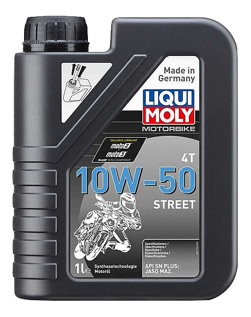 Liqui Moly Motorbike 4T 10W-50 Street Engine Oil (1L) - Biker.Store - www.biker.store