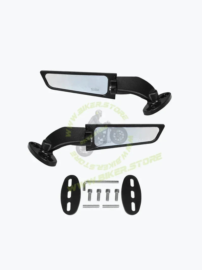BSDDP Universal Aerodynamic Wing Mirrors for Yamaha R15 V3/V4, KTM RC, Ninja & CBR - Biker.Store - www.biker.store