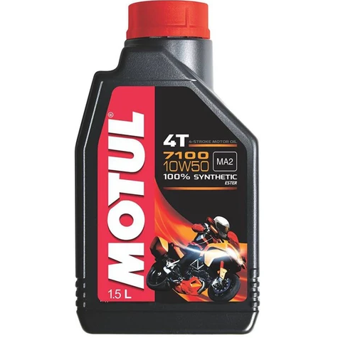 Motul 7100 4T 10W50 Engine Oil - 1L - Biker.Store - www.biker.store