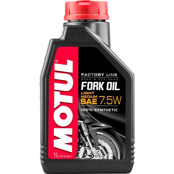 Motul Fork Oil Factory Line Light/Medium 7.5W (1L) - Biker.Store - www.biker.store