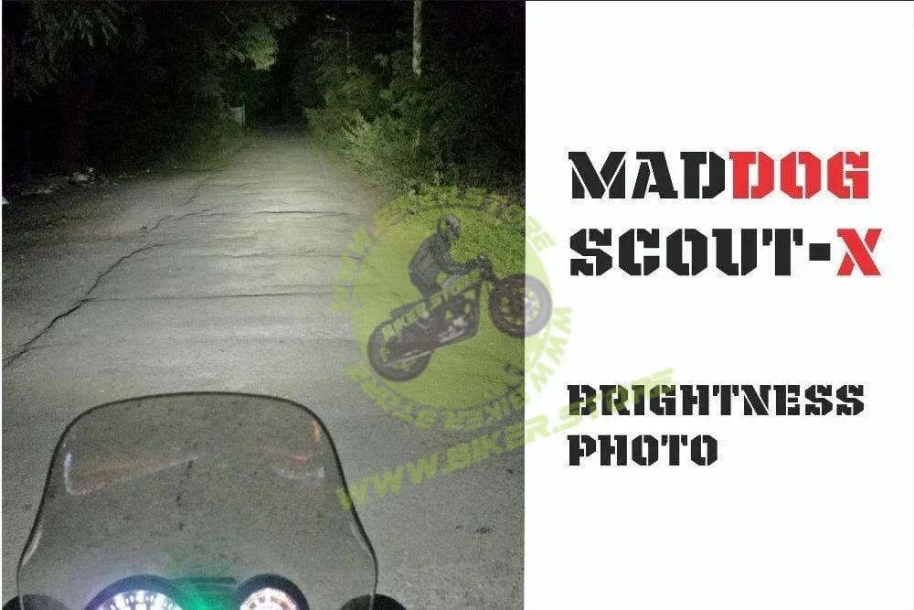 MADDOG Scout X Auxiliary light- 40 Watts - Biker.Store - www.biker.store