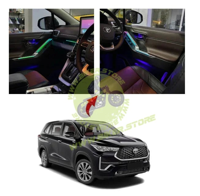 Cardi Ambient Smart LED Specific fit Kit for Toyota Innova Hycross with App Control - Biker.Store - www.biker.store