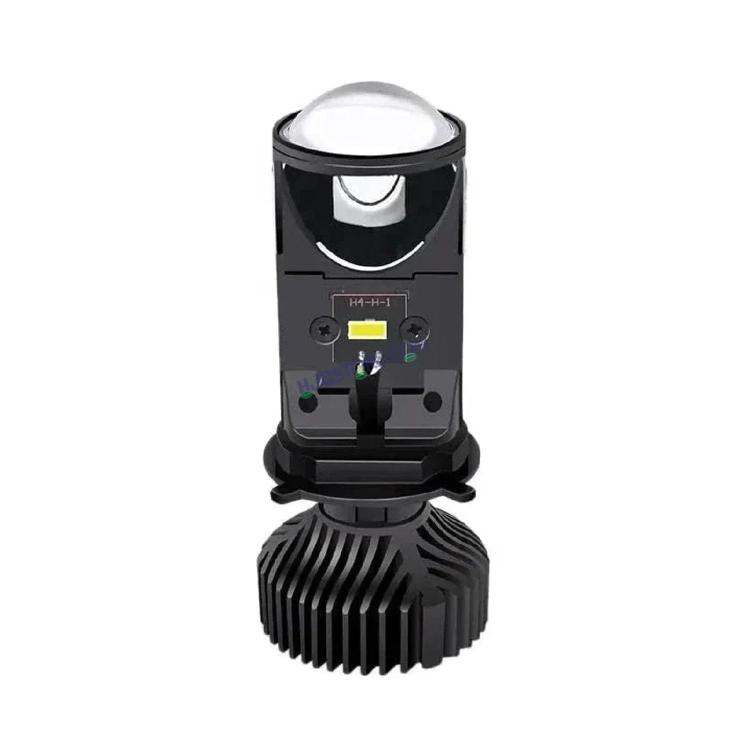 HJG Y6 Projector Lens H4 LED Bulb 50W HJG Y6 Projector Light Lamp H4 LED Mini Projector Lens with Fan for Bike Bulb 7000LM Conversion Kit Hi/Lo Beam Headlight 12V/24V for Motorcycle, Set of 1, White - Biker.Store - www.biker.store