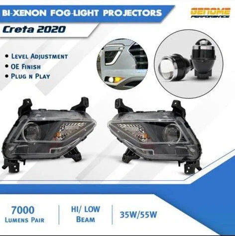 Genome BI-XENON FOG LIGHT PROJECTORS - Biker.Store - www.biker.store