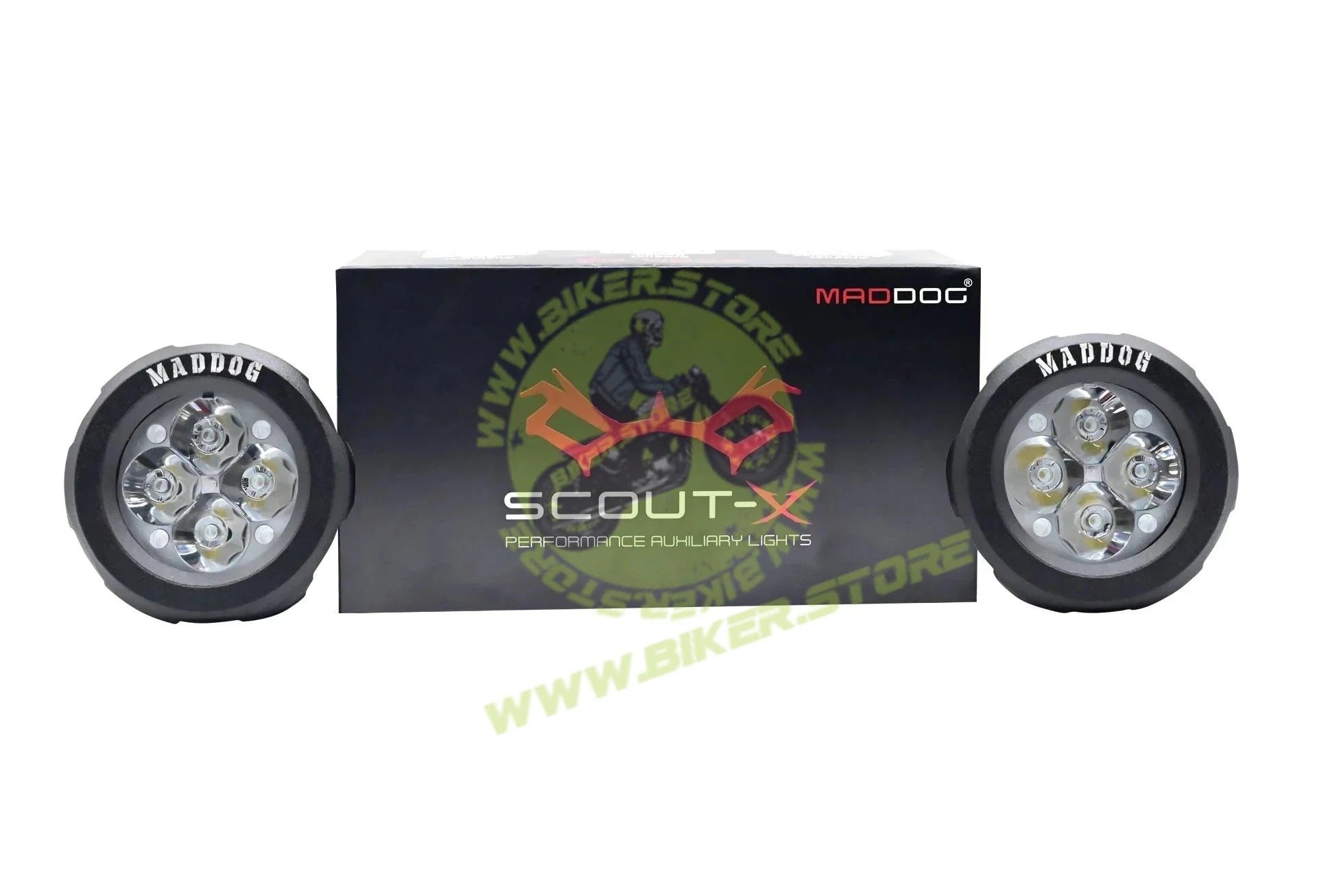 MADDOG Scout X Auxiliary light- 40 Watts - Biker.Store - www.biker.store