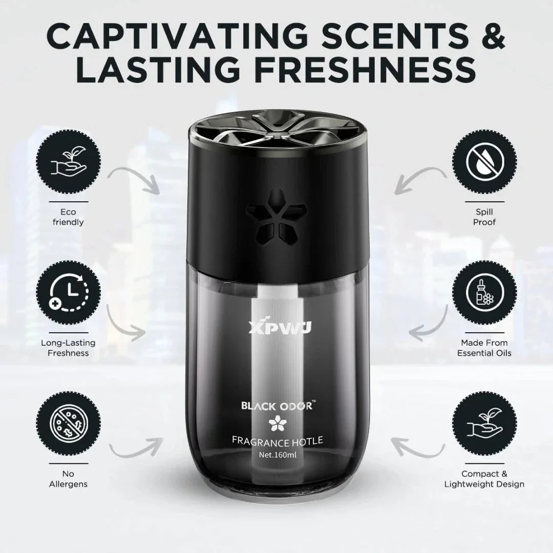 BLACK ODOR BO-13 Gardenia Car Air Freshener | Natural Long-Lasting Fragrance for Car, Home & Office - Biker.Store - www.biker.store