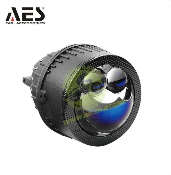 AES FX Automotive Bi-LED Fog Projector Retrofit Kit – 3 Inch Double Laser Lens, 45W/65W High Power, 3000K Yellow/4300K/5500K White Light, Universal Fog Lamp Upgrade - Biker.Store - www.biker.store