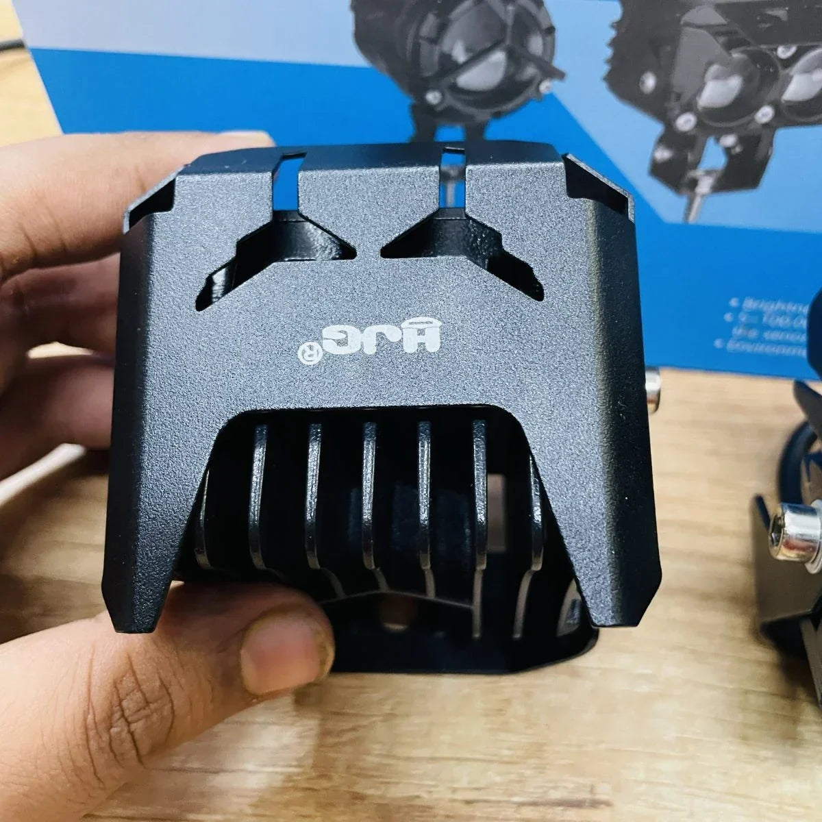 HJG Original 1 FUTURE Mega Drive 60W Quad Shot Dual LED/Dual Color High/Low Yellow/White LED Fog Lights - Biker.Store - www.biker.store