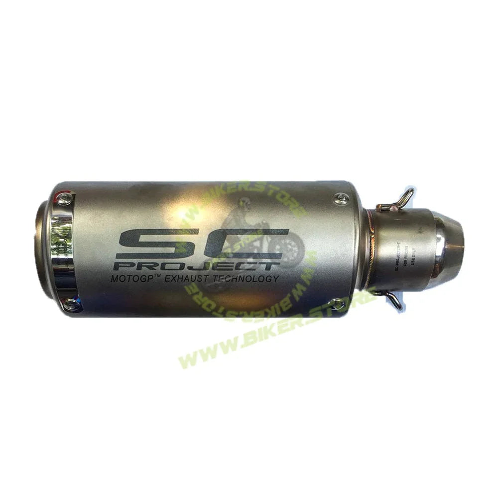 SC Project SLIP-ON Performance Exhaust Silver - Biker.Store - www.biker.store