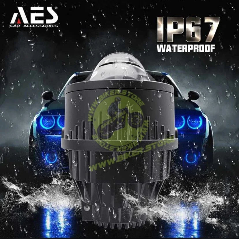 AES FX 2 Laser Bi-Led Fog Projector 3 inch - Biker.Store - www.biker.store