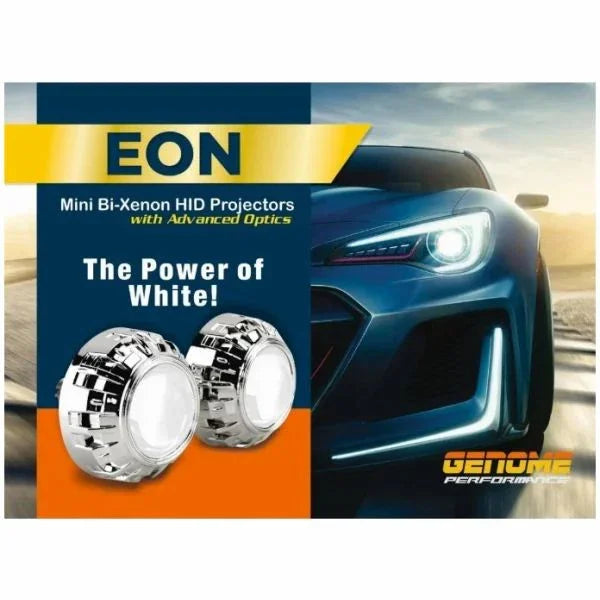 Genome 35W Bi-Xenon Fog Light Projectors 5000K with a set of HID bulbs - Biker.Store - www.biker.store