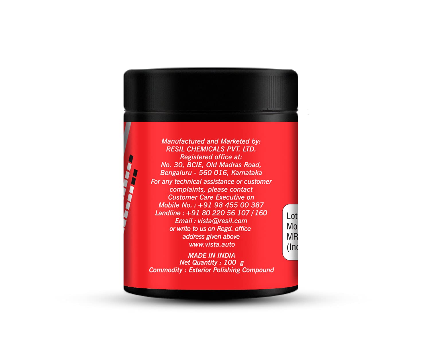 Vista Xtreme Cut And Shine 100 g | Minor Scratch Remover Rubbing Compound - Biker.Store - www.biker.store