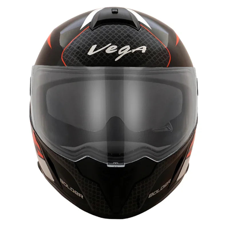 Vega Ryker D/V Bolder Black Orange Helmet - Biker.Store - www.biker.store
