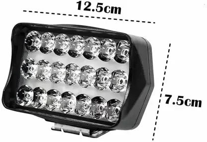 Shilan 21-LED L27 Fog Light Spot Light Waterproof (WHITE) .. Headlight, Fog Lamp Car, Van, Motorbike LED (12 V, 72 W) (Universal For Bike, Universal For Car, Pack of 1) - Biker.Store - www.biker.store