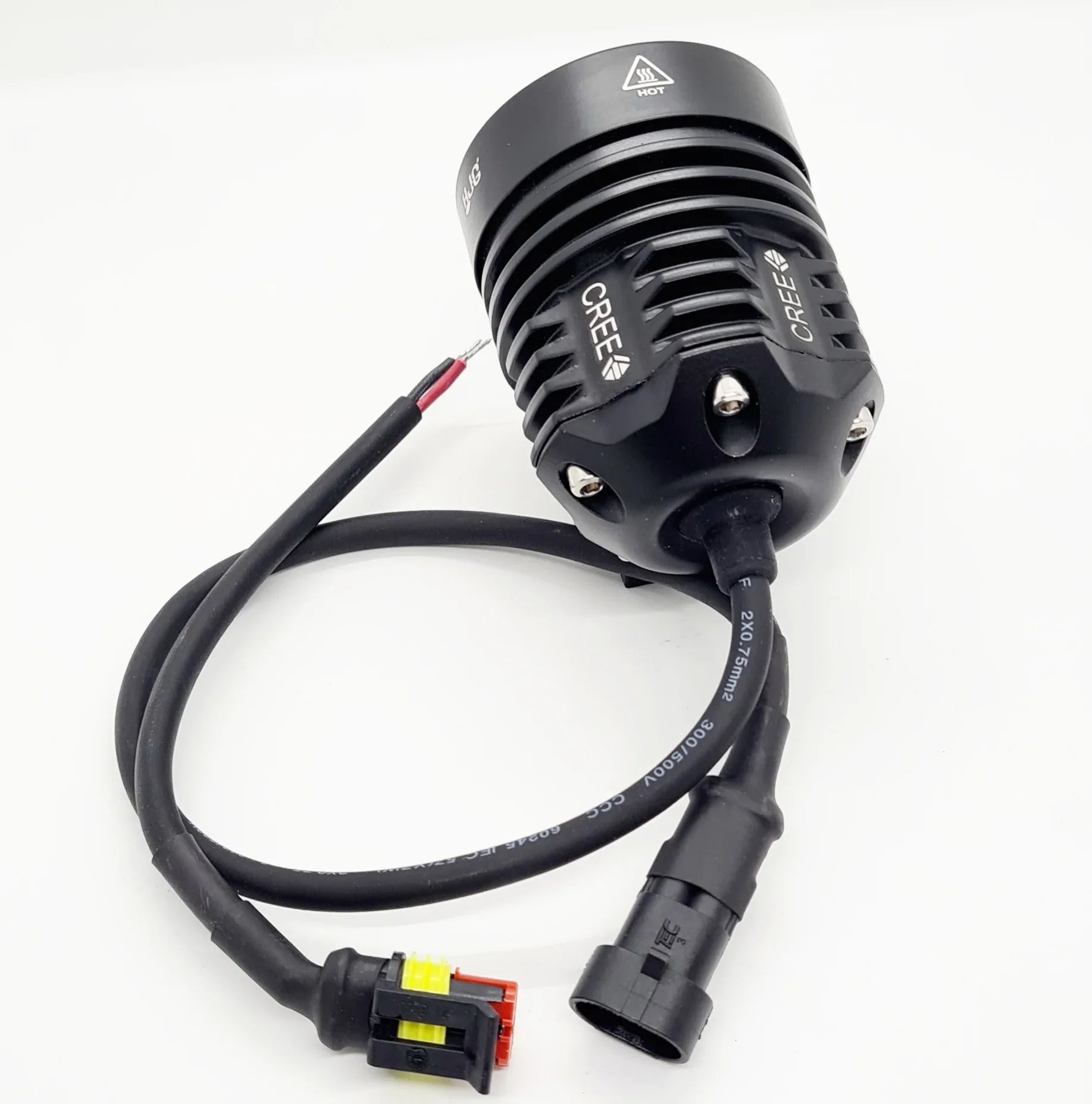 HJG 6 LED Projector Foglight Flood Lamp L6X 60W Cree 6 Led Auxiliary LAMP Flood Light Fog LAMP (12-80V DC) - Biker.Store - www.biker.store