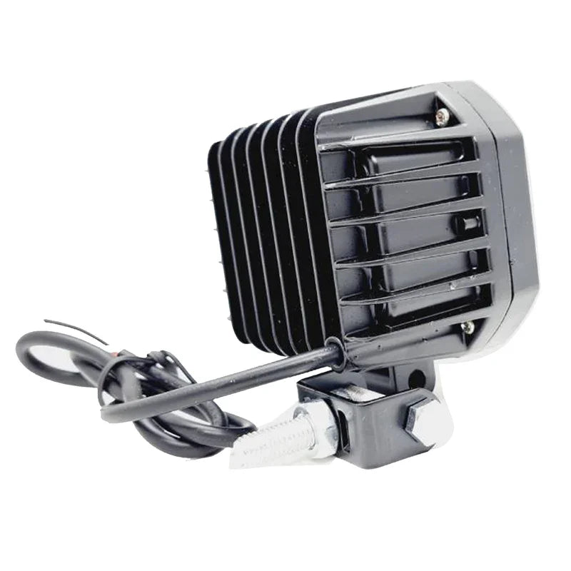 HJG Harley Square Shape fog light 3 Led Blue DRL For Bikes & Cars.(Light Power: 60W Voltage: DC9-80V) - Biker.Store - www.biker.store