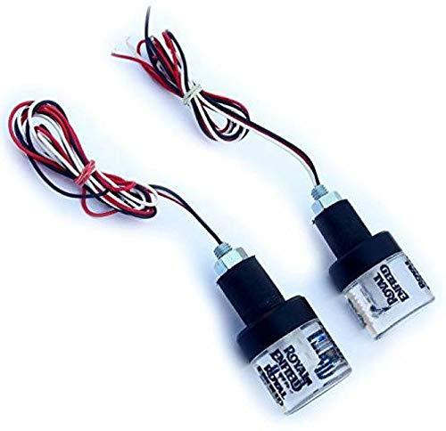 Crystal Indicator Bar End Handle Light for Royal Enfield - Biker.Store - www.biker.store