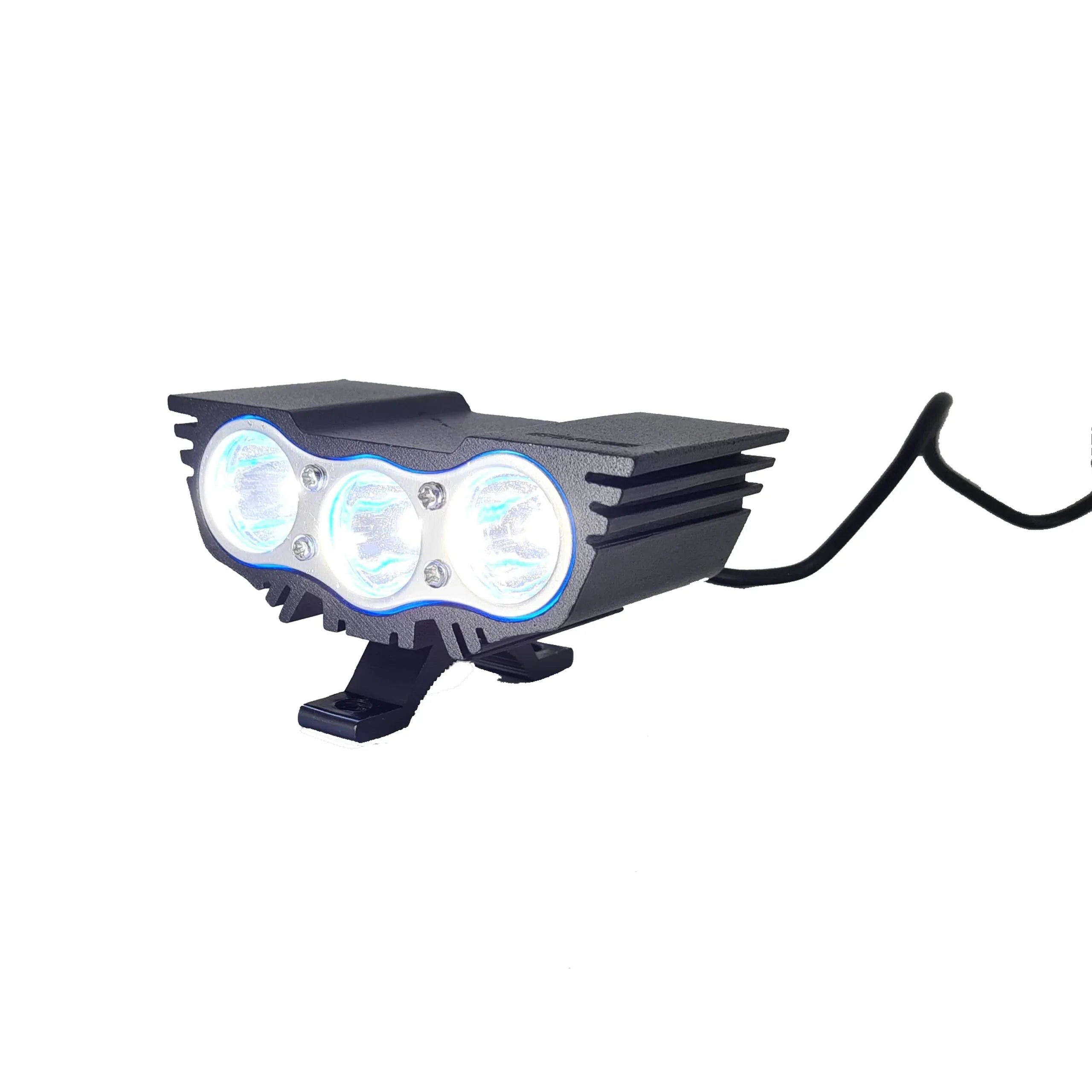 HJG 3 LED Owl Eye Waterproof CREE LED Fog Light with 3 Mode Function High Beam/Low Beam & Flashing for Bike/Motorcycle and Cars (30W, Black, 1 PC) - Biker.Store - www.biker.store