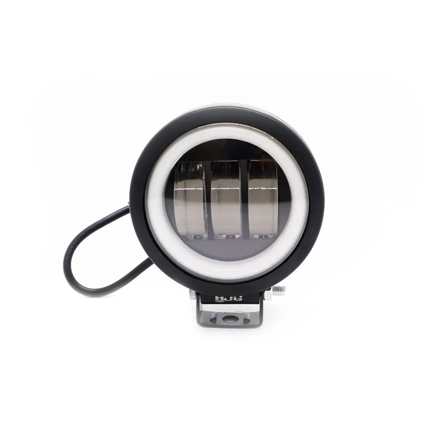 HJG Harley Round Shape fog light 3 Led Blue DRL For bikes and cars.(Light Power: 60W Voltage: DC9-80V) - Biker.Store - www.biker.store