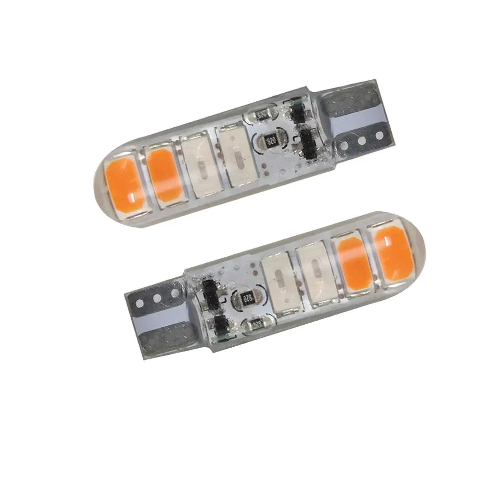 Polce Red/Blue Flashing Parking Bulbs for Car & Bike (Set of 2) - Biker.Store - www.biker.store