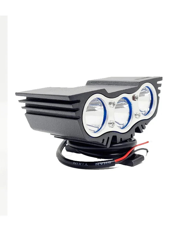HJG 3 LED Owl Eye Waterproof CREE LED Fog Light with 3 Mode Function High Beam/Low Beam & Flashing for Bike/Motorcycle and Cars (30W, Black, 1 PC) - Biker.Store - www.biker.store