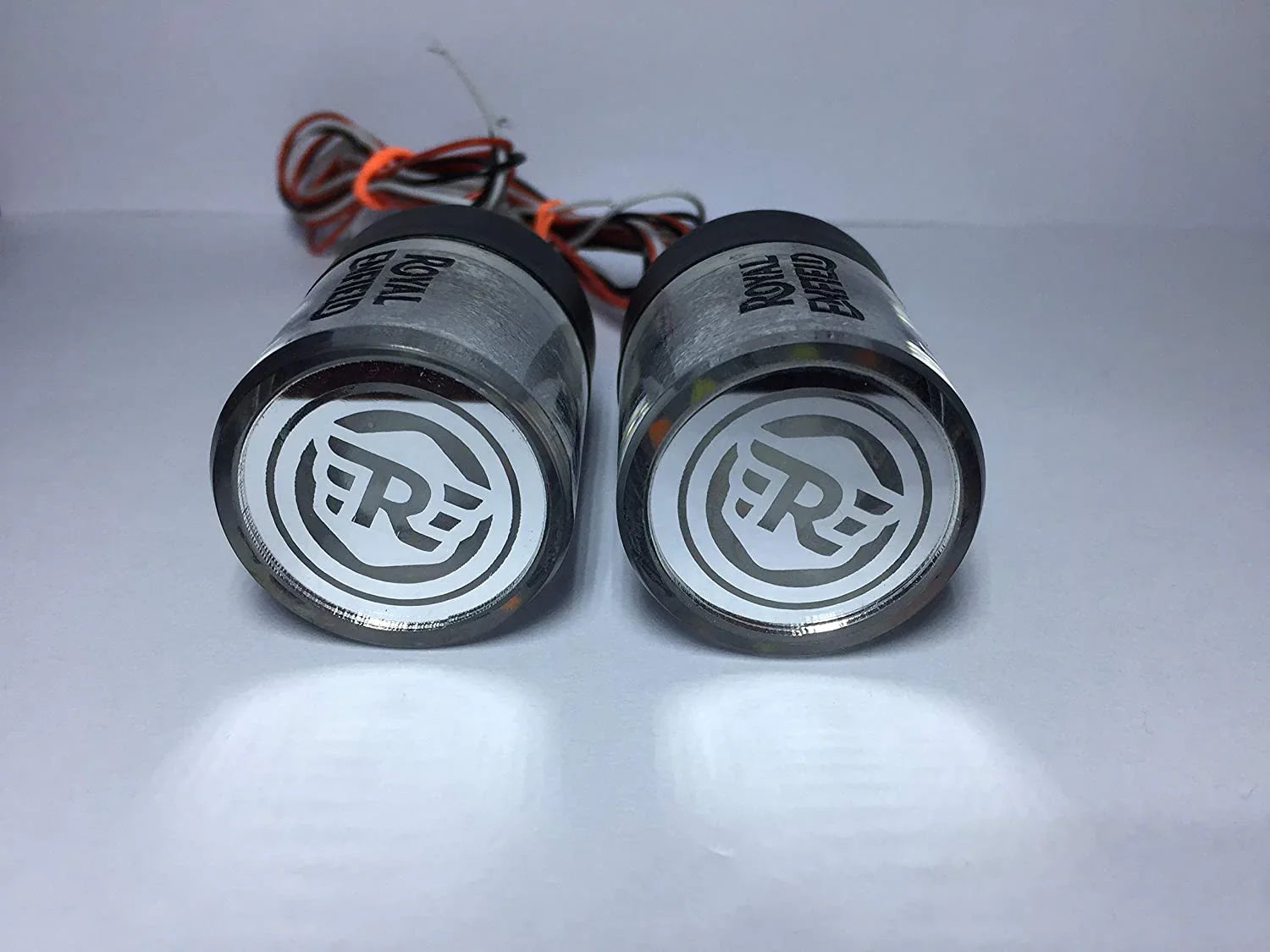 Crystal Indicator Bar End Handle Light for Royal Enfield - Biker.Store - www.biker.store