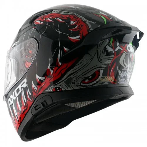 Axor APEX BEAST BLACK GREY Helmet - Biker.Store - www.biker.store