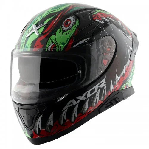 Axor APEX BEAST BLACK GREEN Helmet - Biker.Store - www.biker.store