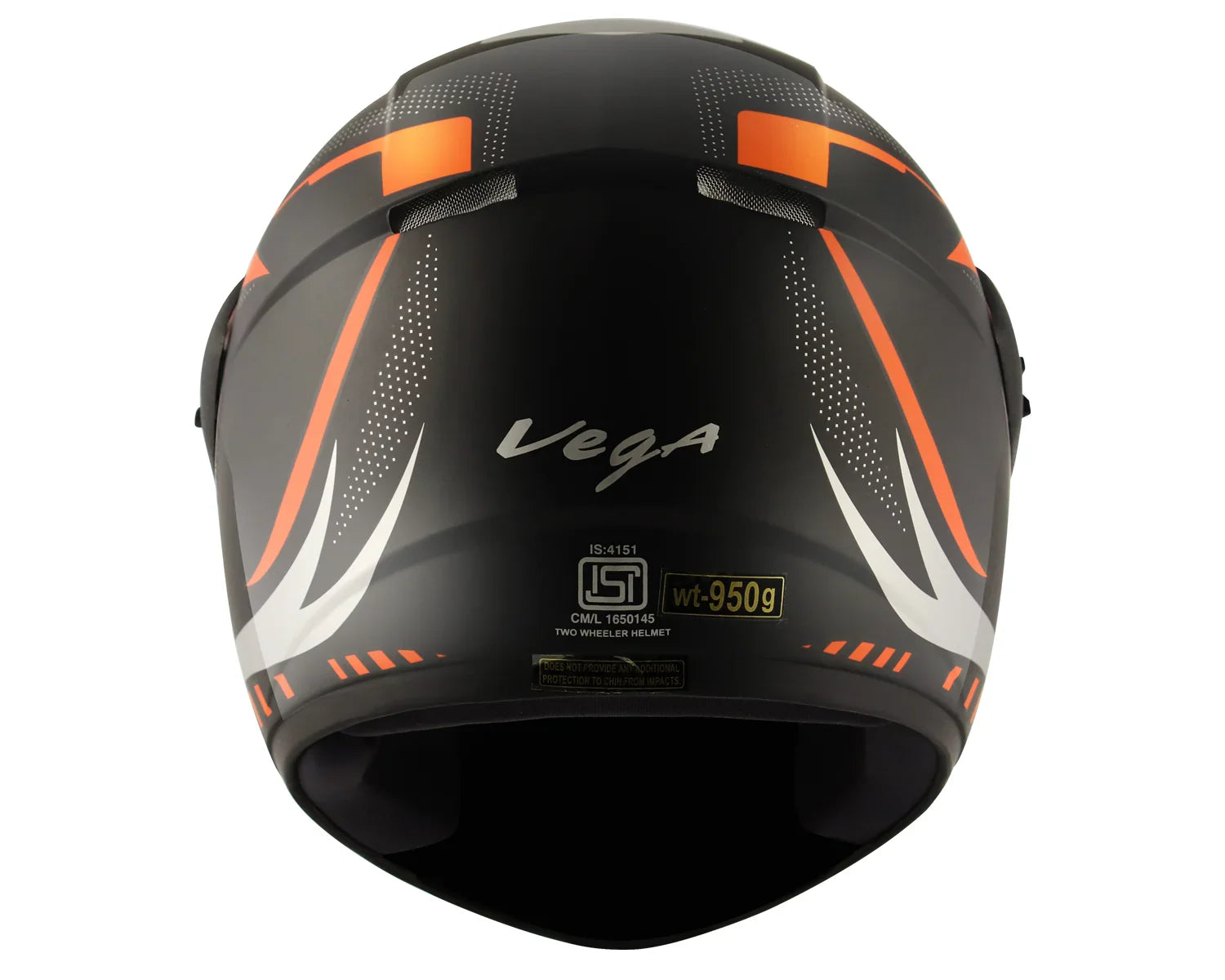Vega Cliff Styler Black Orange Helmet - Biker.Store - www.biker.store