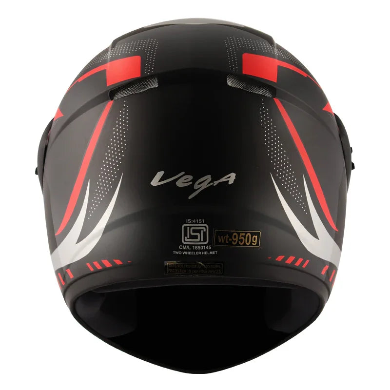 Vega Cliff Styler Black Red Helmet - Biker.Store - www.biker.store