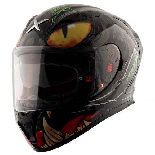 Axor STREET PANTHER BLACK GREY Helmet - Biker.Store - www.biker.store