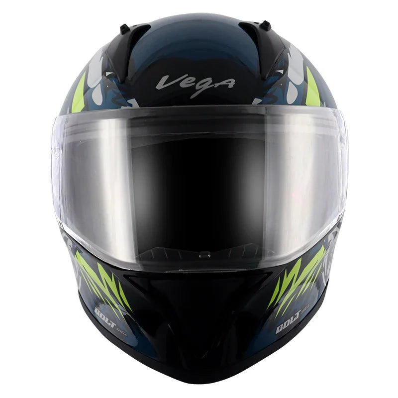 Vega Bolt Bunny Black Blue Helmet - Biker.Store - www.biker.store