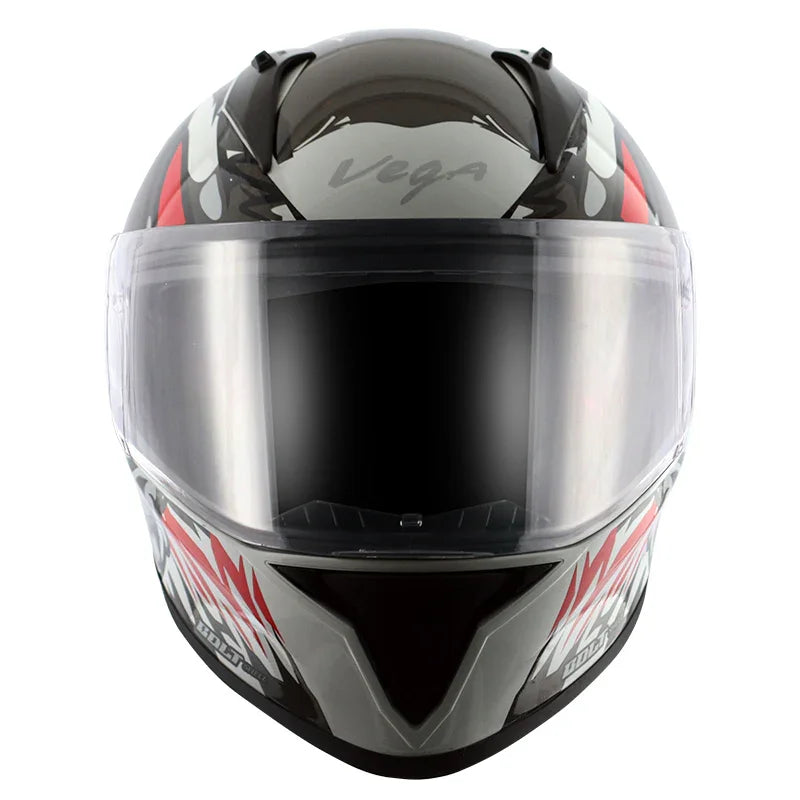 Vega Bolt Bunny White Red Helmet - Biker.Store - www.biker.store