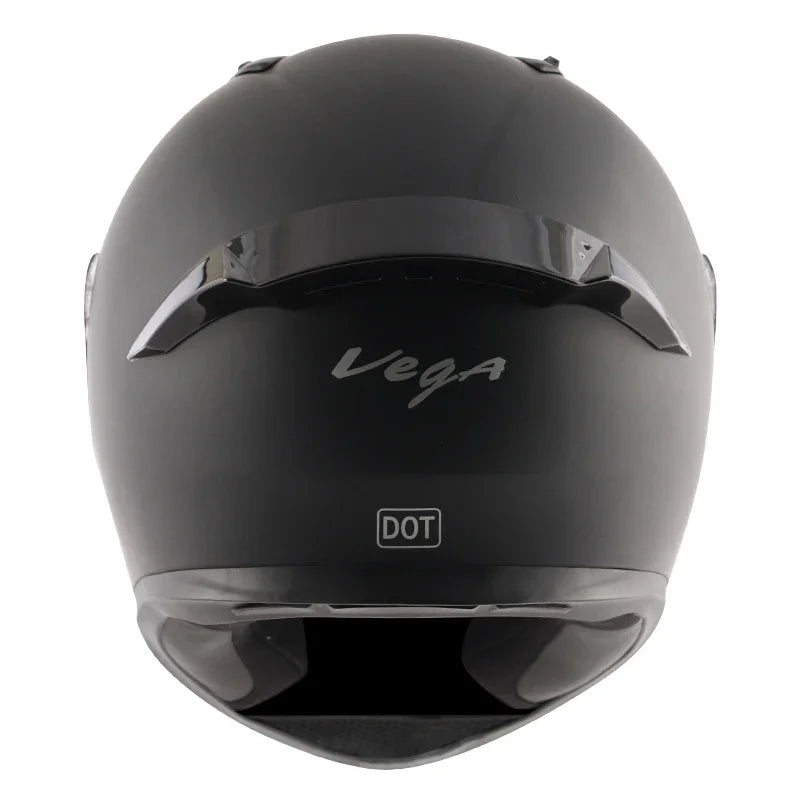 Vega Bolt Dull Black Helmet - Biker.Store - www.biker.store