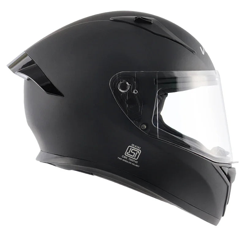 Vega Bolt Dull Black Helmet - Biker.Store - www.biker.store