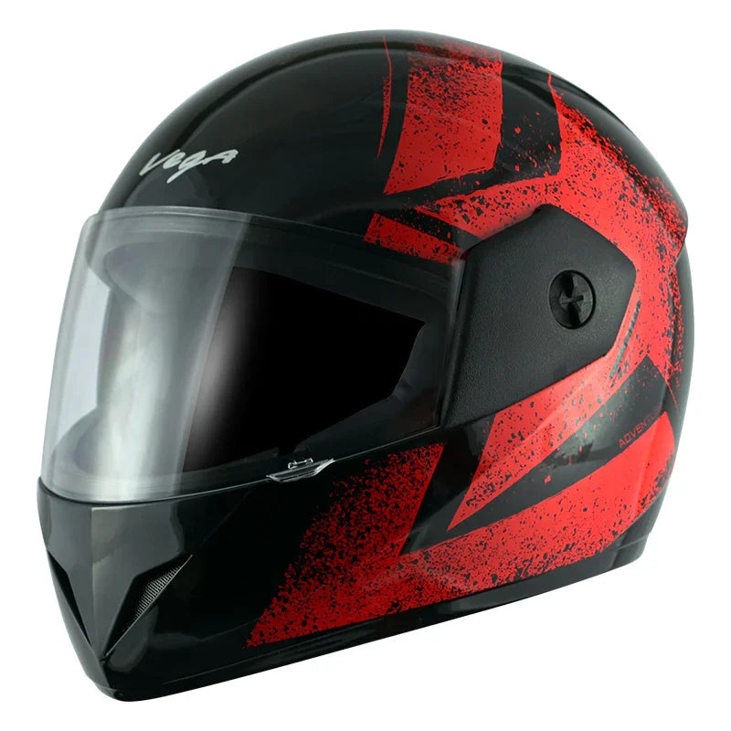 Vega Cliff Adventure Black Red Helmet - Biker.Store - www.biker.store