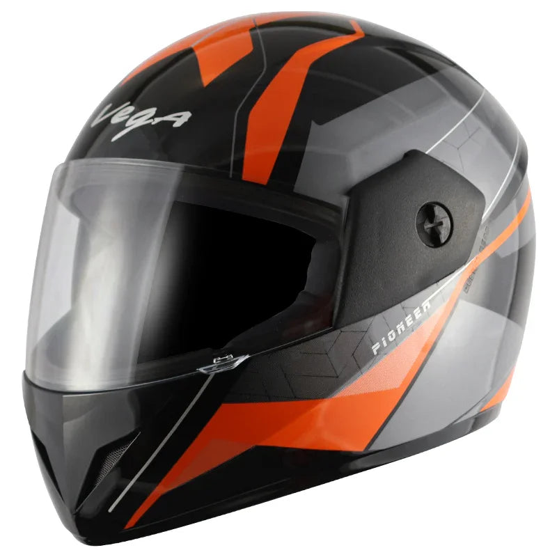Vega Cliff Pioneer Black Orange Helmet - Biker.Store - www.biker.store