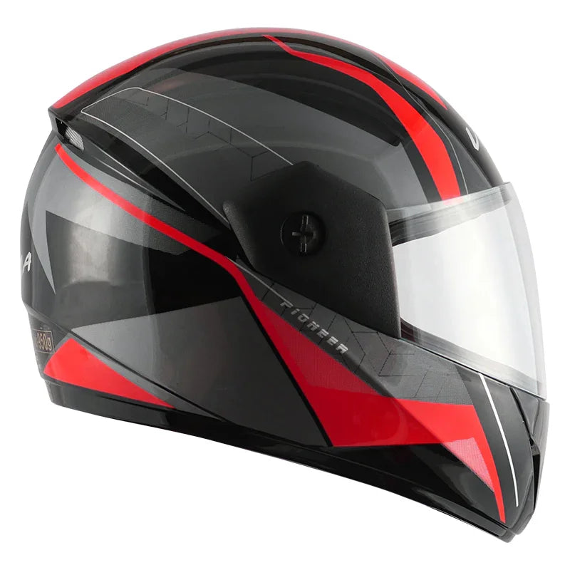 Vega Cliff Pioneer Black Red Helmet - Biker.Store - www.biker.store