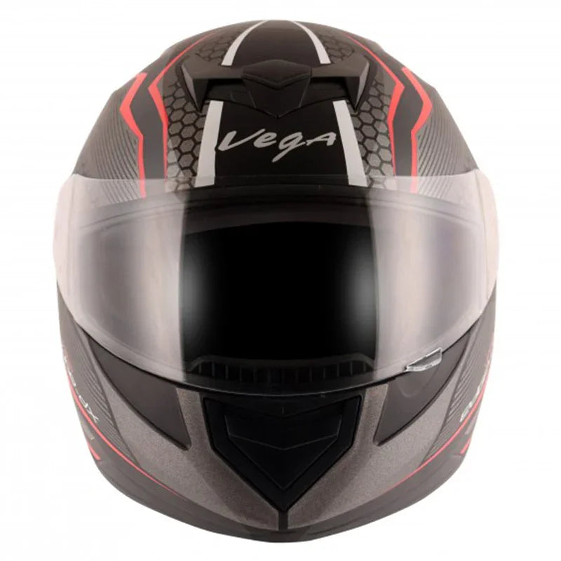 Vega Edge DX Blast Black Red Helmet - Biker.Store - www.biker.store