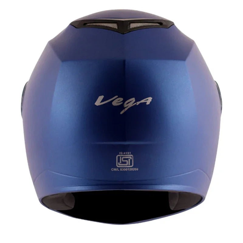 Vega Edge Dx Dull Blue Helmet - Biker.Store - www.biker.store